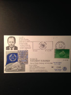 SANTER PRESIDENT 11.12.85 LUXEMBOURG LUXEMBURG CONSEIL EUROPE FDC TIRAGE LIMITE - Briefe U. Dokumente