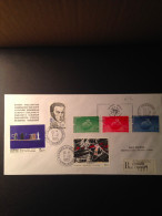 SANTER PRESIDENT 11.12.85 LUXEMBOURG LUXEMBURG CONSEIL EUROPE FDC TIRAGE LIMITE - Lettres & Documents