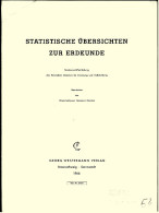 Statistische Übersichten Zur Erdkunde - Broschüre Im Großformat - 16 Seiten  -  Von 1966 - Atlas