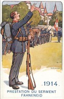 Réf : D-15-2450 : SOLDAT SUISSE  A TRAVERS LES AGES DER SCHWEIZER -SOLDAT IM LAUFE DER JAHRHUNDERTE   1915 PAR ELZINGRE - Avers