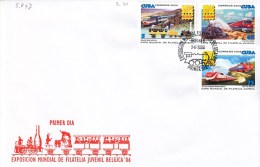 Kuba 2006. FDC Jugendbriefmarkenausstellung BELGICA 2006 (5.847) - Cartas & Documentos