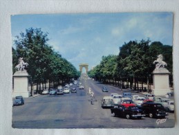 France Paris L'Avenue Des Champs Elysees Cars 1966 A 22 - Champs-Elysées