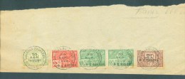 BELGIE - Fiscale Zegels Op Fragment (ref. 3) "LOUIS VAN OVERLOOP - ST-NICOLAS - 30 SEP. 1926" - Stamps