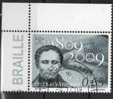 PIA  -  VATICANO - 2009 : 200° Della Nascita Di Louis Braille   (SAS 1513) - Used Stamps
