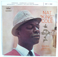 Disque Vinyle 45T NAT "KING" COLE - THE VERY THOUGHT OF YOU - CAPITOL EAP1 1084  - KING 1959 - Jazz