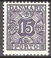 DENMARK #  PORTO  STAMPS FROM YEAR 1937 - Impuestos