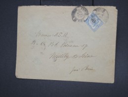 FRANCE -TUNISIE - Enveloppe De Tunis Pour Neuilly En 1901 - Aff. Plaisant - à Voir - Lot P7771 - Brieven En Documenten