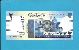 SUDAN - 2  SUDANESE POUNDS - 2006 - P 65 - UNC. - 2 Scans - Sudan