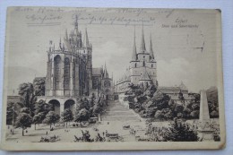 Germany  Erfurt Dom Und Severikirche  Stamp  1911 A 21 - Erfurt