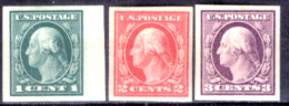 Stati-Uniti-0059 -1916/1917 - Unificato, N.322/324 (++) MNH - Privi Di Difetti Occulti. - Neufs