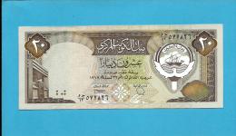 KUWAIT - 20 Dinars - ( 1986 - 91 ) - P 16.b - Sign. 6 - UNC. - Stolen By Iraqi Forces -Denominator / 11 -SEE Description - Koweït