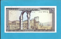 LEBANON - 10 LIVRES - 1986 - P 63.f - UNC. - 2 Scans - Libanon