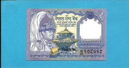 NEPAL - 1  Rupee - ND ( 1991 -  ) - P 37 - Sign. 13 - UNC. - King Birendra Bir Bikram - 2 Scans - Nepal