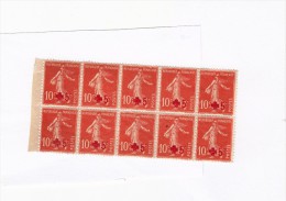 FRANCE N° 146* BLOC DE 10   / 5572 - Neufs