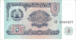 TADJIKISTAN - 5 Rubles 1994 UNC - Tayikistán