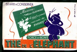 THÉ DE L' ÉLÉPHANT BUVARD BLOTTING PAPER LÖSCHPAPIER CARTA ASSORBENTE SECANTE - Coffee & Tea