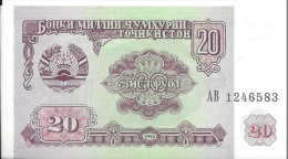 TADJIKISTAN - 20 Rubles 1994 UNC - Tagikistan