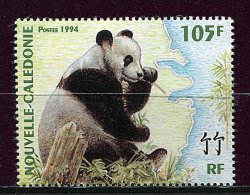 (cl. 8 - P51) Nelle Calédonie ** Tbre Du Bloc N° 16 (ref. Michel Au Dos) - Pandas - - Unused Stamps
