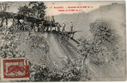 Carte Postale Ancienne De CONGO - KUNDIDI - REMBLAI DE 15 000m - Brazzaville