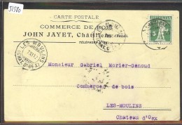 DISTRICT D´ORON /// CHATILLENS - COMMERCE DE BOIS JOHN JAYET - TB - Châtillens