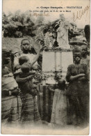 Carte Postale Ancienne De CONGO - LA PRIERE AUX PIEDS DE ND DE LA MERCI - Brazzaville