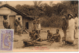 Carte Postale Ancienne De CONGO - FONCTIONNAIRE EN TOURNEE - Brazzaville