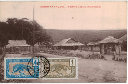 Carte Postale Ancienne De CONGO - FACTORIE DANS LE HAUT-OGOUE - Altri & Non Classificati