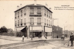 BAGNOLET CARREFOUR DE LA RUE DE VINCENNES ET DE L'AVENUE DE LA REPUBLIQUE HOTEL DE L'INDUSTRIE - Bagnolet