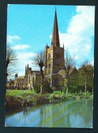 ENGLAND  -  Burford  St John The Baptist's Church  Used Postcard As Scans - Andere & Zonder Classificatie