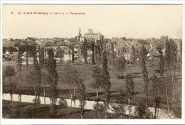 Carte Postale Ancienne Le Grand Pressigny - Panorama - Le Grand-Pressigny