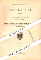 Original Patent - Lejeune , Decouflé & Co. à Bagnolet B. Paris , 1879 , Fabrication De Cigarettes !!! - Bagnolet