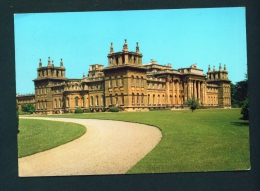 ENGLAND  -  Woodstock  Blenheim Palace  Used Postcard As Scans - Other & Unclassified
