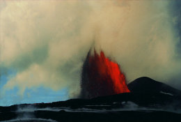 (N61-091 )  Vulkan Volcano Volcan Volcán Vulkanen , PRE-STAMPED CARD, Postal Stationery - Volcanes
