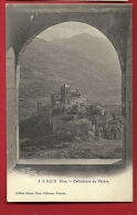 EYVS-07  Sion  Valère Vue Depuis Tourbillon, Vallée Rhône, Arrière-plan Veysonnaz -  Nendaz. Cachet Sierre 1908 - Nendaz