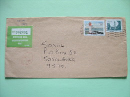 South Africa 1988 Registered Cover To Sasolburg (Sasol Is Coal Mining Co.) - Lighthouse - Building - Briefe U. Dokumente