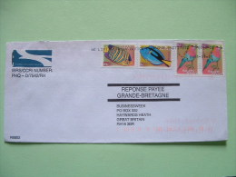 South Africa 2005 Cover To England - Fishes - Birds - Lettres & Documents