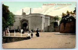 POSTCARD NEW ENTRANCE TO NOTTINGHAM CASTLE UNPOSTED VALENTINES SERIES - Nottingham