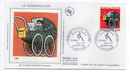 1988-LA COMMUNICATION Par La Bande Dessinée Française--LOB--cachet ANGOULEME-16 - 1980-1989