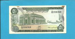 SUDAN - 50 PIASTRES - 1980 - P 12.c - 2 Scans - Soudan