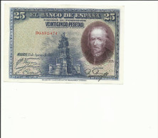 BILLETE 25 PESETAS 1928 - 1-2-5-25 Peseten