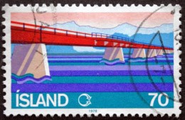 Iceland 1978   Road Construction, Bridge  MiNr.534 ( Lot B 1686 ) - Oblitérés