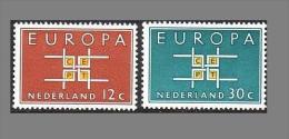 Cept 1963 Netherlands Mi 806/807 MNH ** YVERT 780/781 - 1963