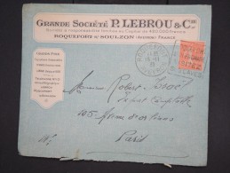 FRANCE - Enveloppe Commerciale Illustrée De Rocquefort Pour Paris En 1932 - à Voir - Lot P7836 - 1921-1960: Période Moderne