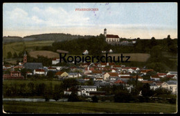 ALTE POSTKARTE PFARRKIRCHEN 1916 PANORAMA MIT KIRCHE Totalansicht Ortsansicht Total Church église Ansichtskarte Postcard - Pfarrkirchen