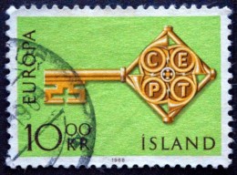 Iceland 1968 EUROPA MiNr.418 ( Lot B 1671 ) - Used Stamps