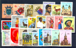 Angola, Mint Only, 25 Different Stamps - Angola