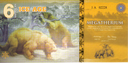 ICE AGE - 6 DOLLARS 2015 / SERIE 1 / A - LE MEGATHERIUM - Fictifs & Spécimens