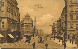 AUTRICHE VIENNE WIEN II : " Praterstrasse  "  Animation Avec Attelage De Chevaux - Prater