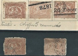 STAMPS EGITTO-EGYPTE 1874/78 VARIETY ( INVERTED )( 5 PARA ) USED - 1866-1914 Khedivate Of Egypt