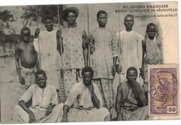 Carte Postale Ancienne De CONGO - MISSION DES PERES DU SAINT-ESPRIT - TYPE LOANGOS EN HABIT DE FETE - Andere & Zonder Classificatie